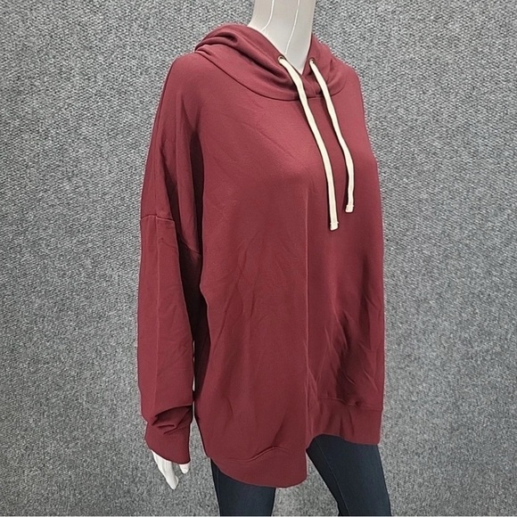 Buffalo David Bitton Ladies Trendy Hoodie w Pockets XX-Large Size Rhubarb - Picture 5 of 14